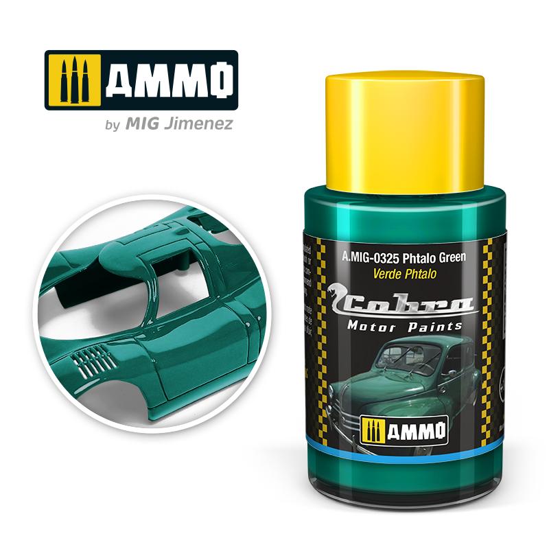 Ammo Cobra Motor Phtalo green 30ml