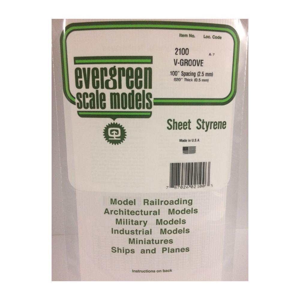 Evergreen Styr V-Groove Siding .100 In Sp