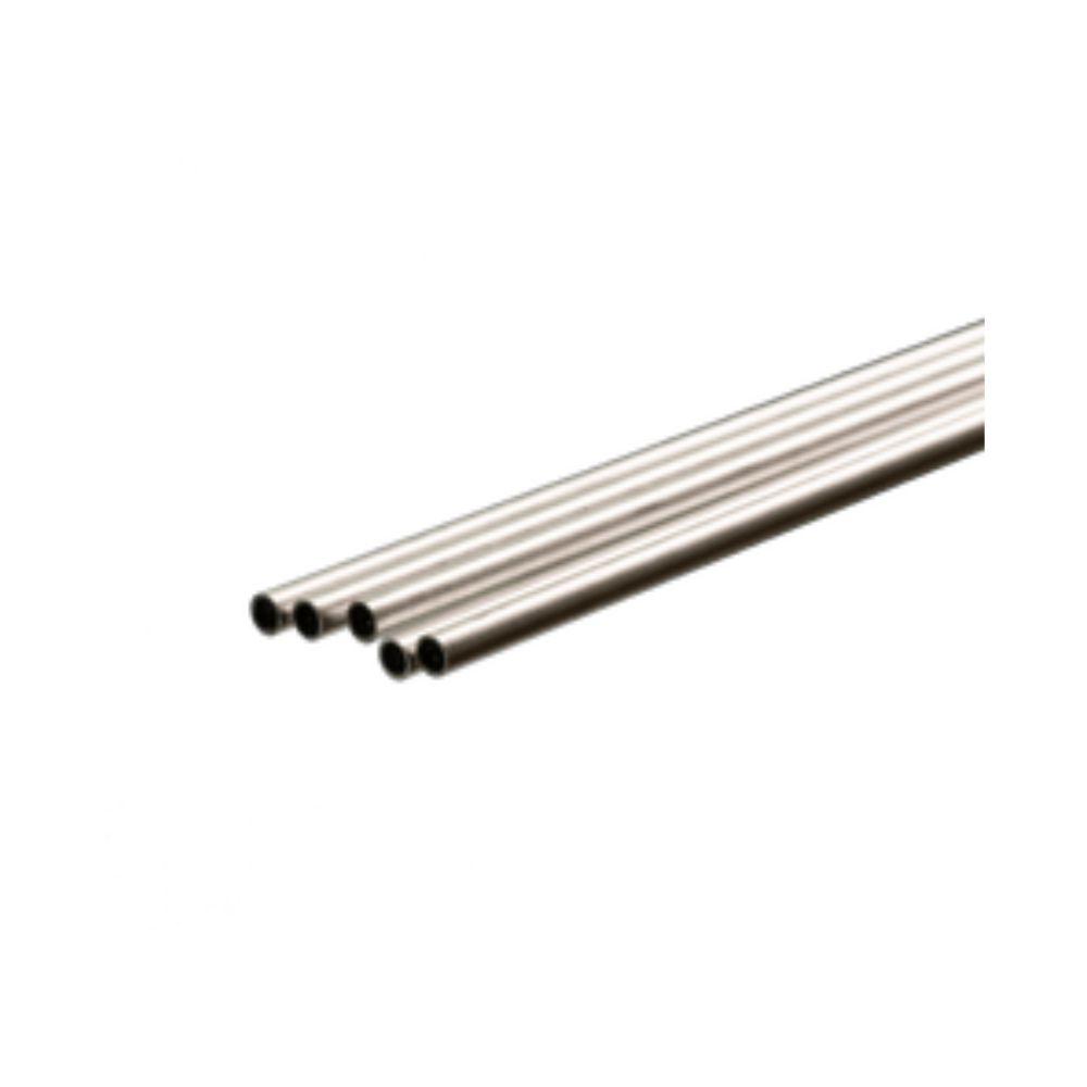 KS Metals Aluminum Tube 4Mm Odx.45Mm Wall-5Pcs