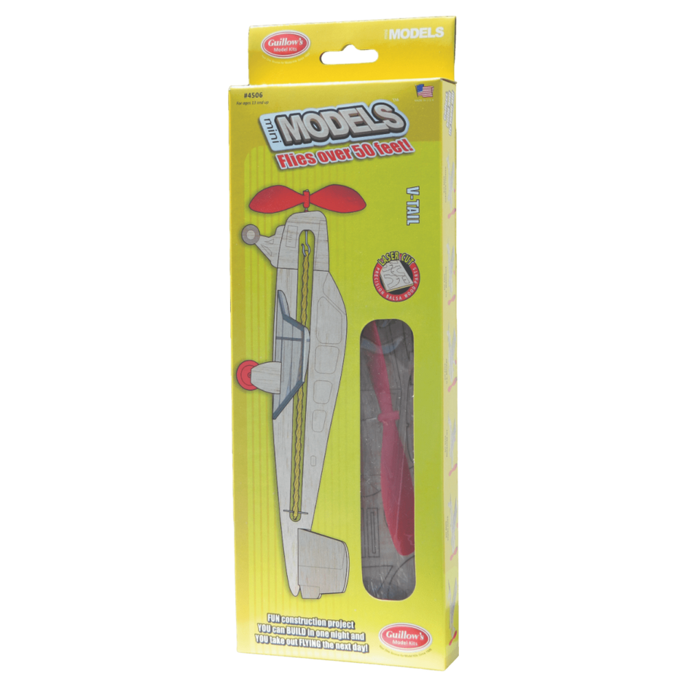 Guillows V-Tail Rubber Powered Laser Cuter Cut 317mm WS