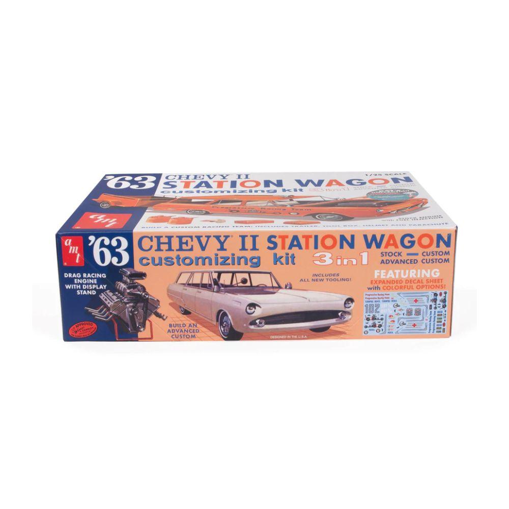 AMT 1:25 1963 Chevy II Station Wagon w/Trailer