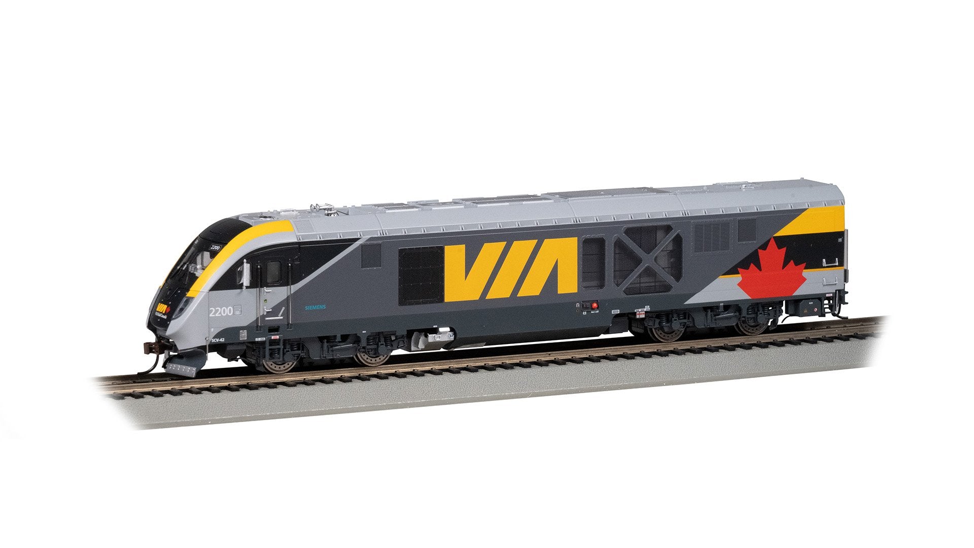 Bachmann Via Rail Canada #2200, SC-44 Charger Loco w/DCC/Sound, HO