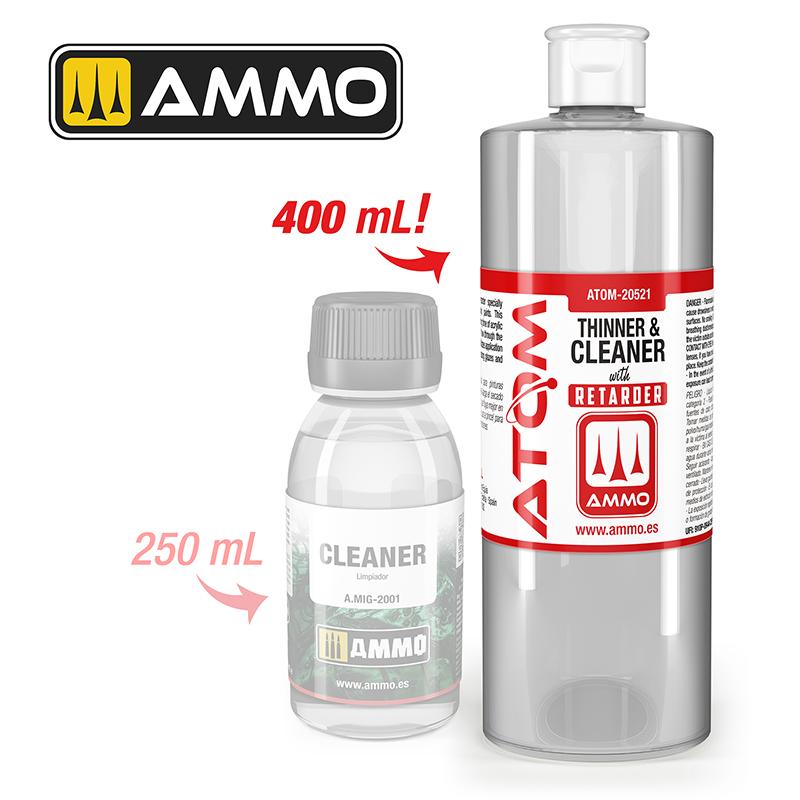 ATOM Thinner and Cleaner w/Retarder 400ml