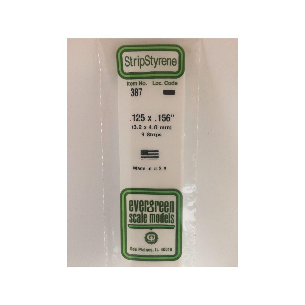 Evergreen Styr Strips .125X.156X24(9) *