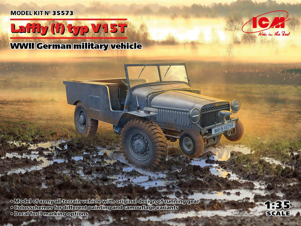 ICM 1:35 Laffly (f) typ V15T German Military Vehicle