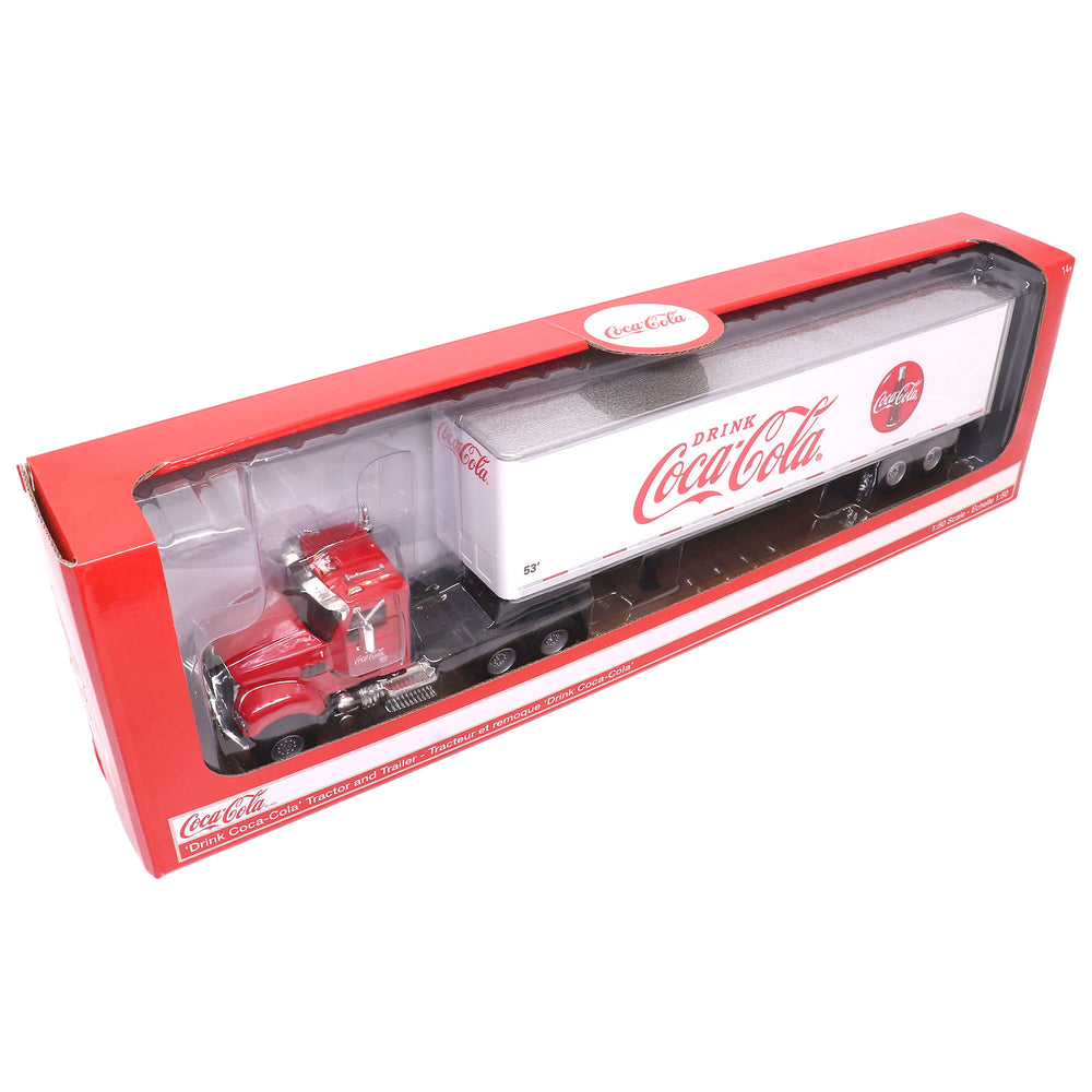 Motorcity Classics 1:50 53ft Coca-Cola Tractor and Trailer