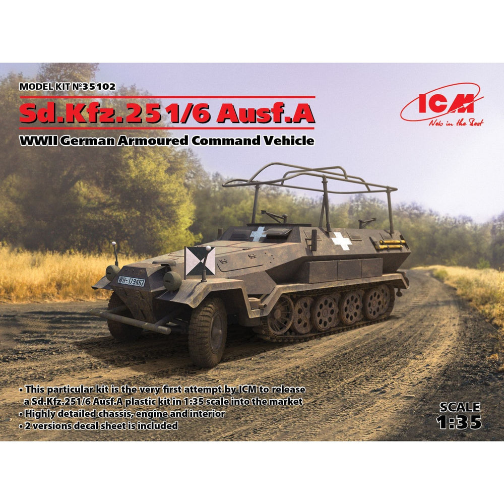 ICM 1:35 Sd.Kfz.251/6 Ausf.A Ger. Acv