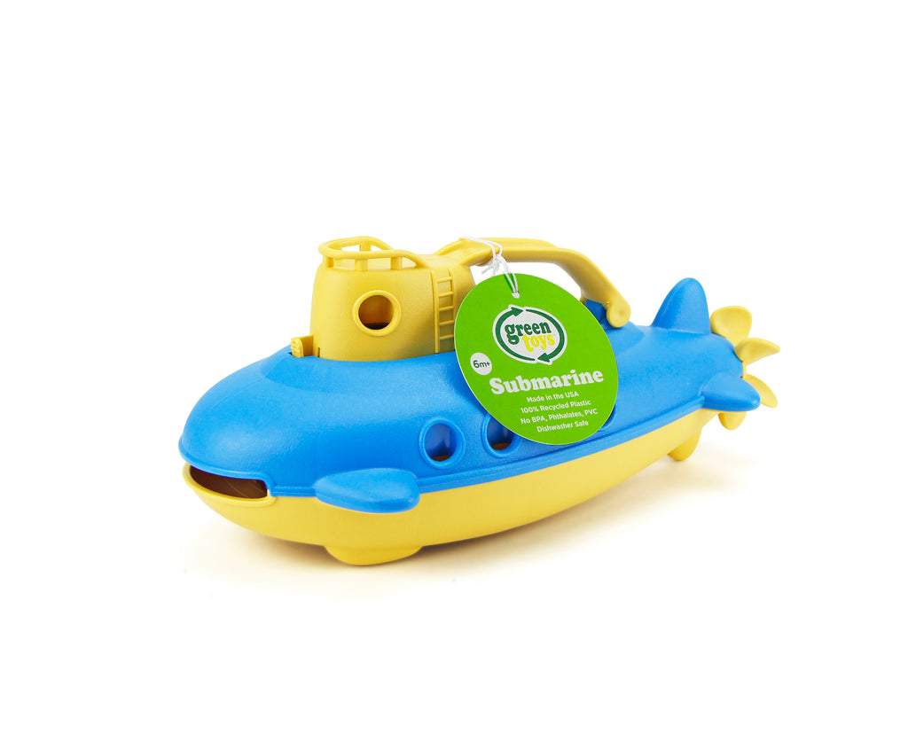 Green Toys Submarine Yellow Cabin