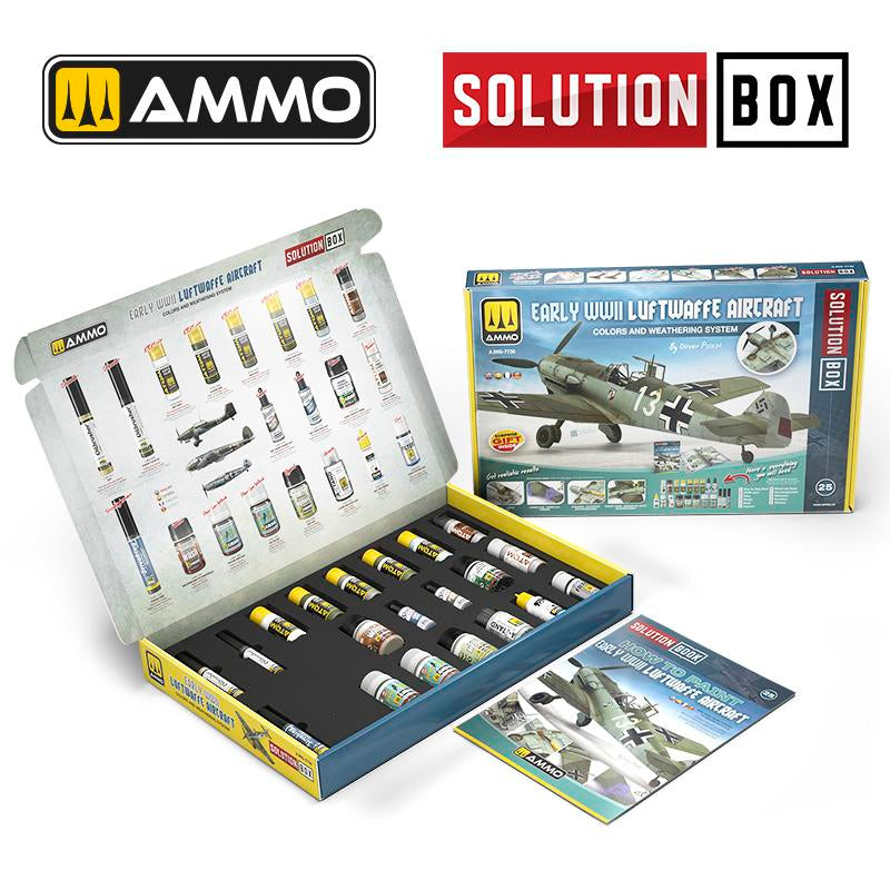 Ammo Solution Box 25 Early WWII Luftwaffe Aircraft-Colours&Weathering