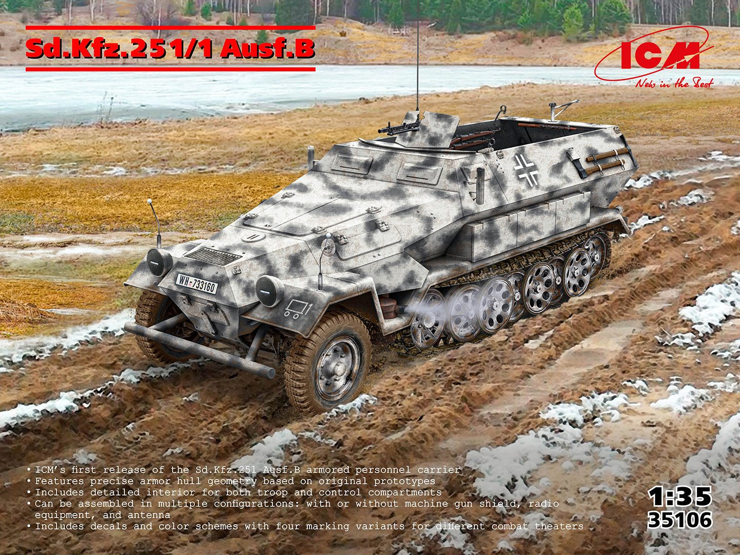 ICM 1:35 Sd.Kfz.251/1 Ausf.B