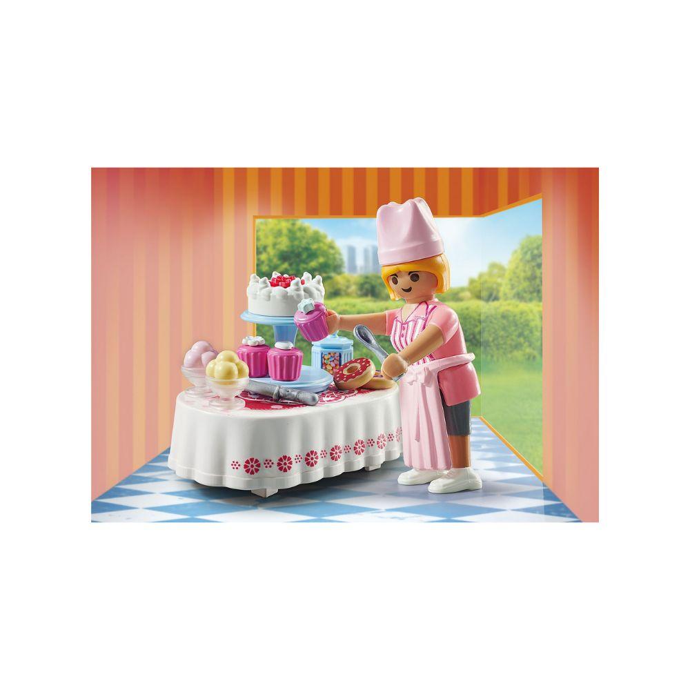 Playmobil Baker with Dessert Table