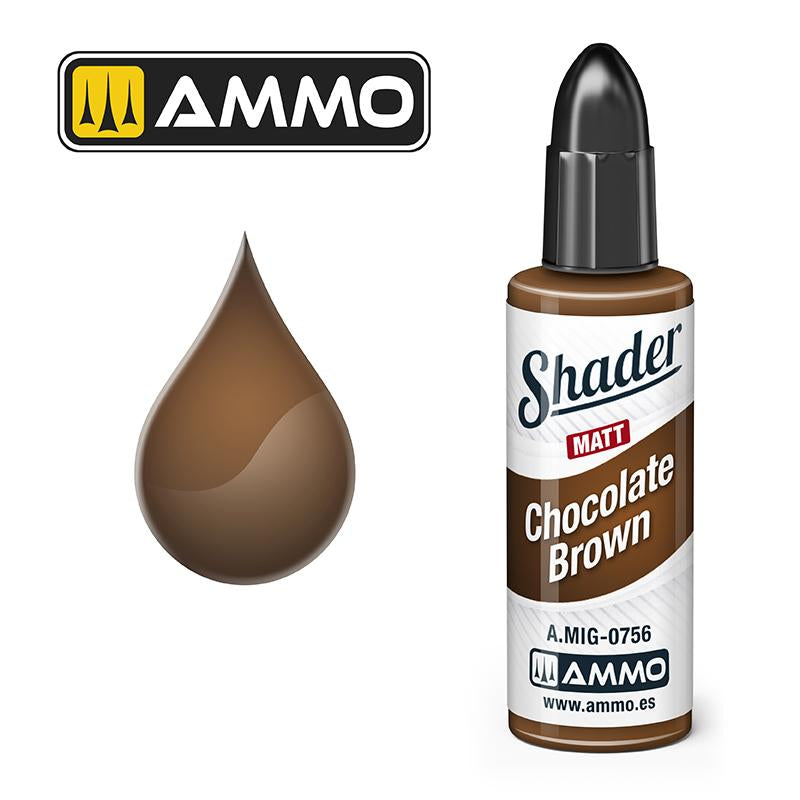 Ammo Matt Shader Chocolate Brown 10ml