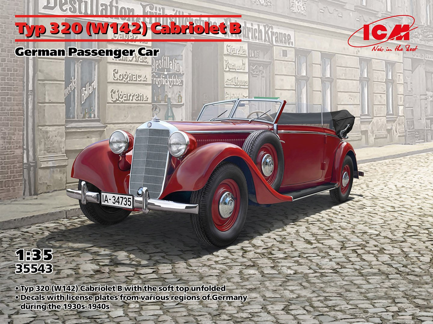 ICM 1:35 Typ 320 (W142) Cabriolet B