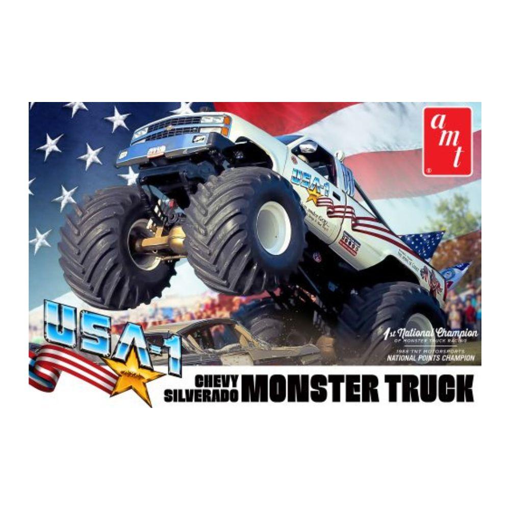 AMT 1:25 USA-1 Chevy Silvarado Monster Truck