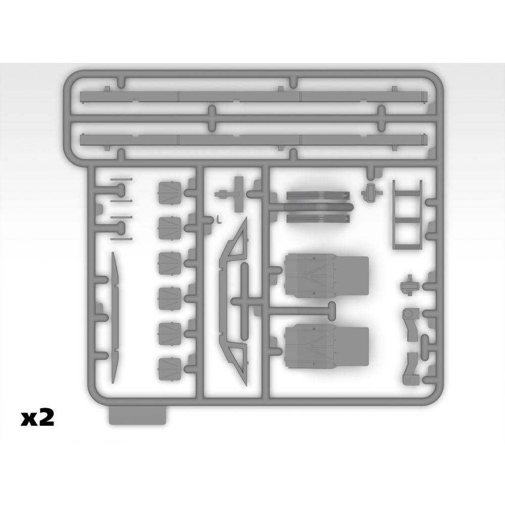 ICM 1:35 Truck Box of Military Vechicle(KUNG)