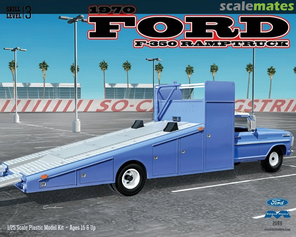 Moebius 1:25 1970 Ford F350 Ramp Truck