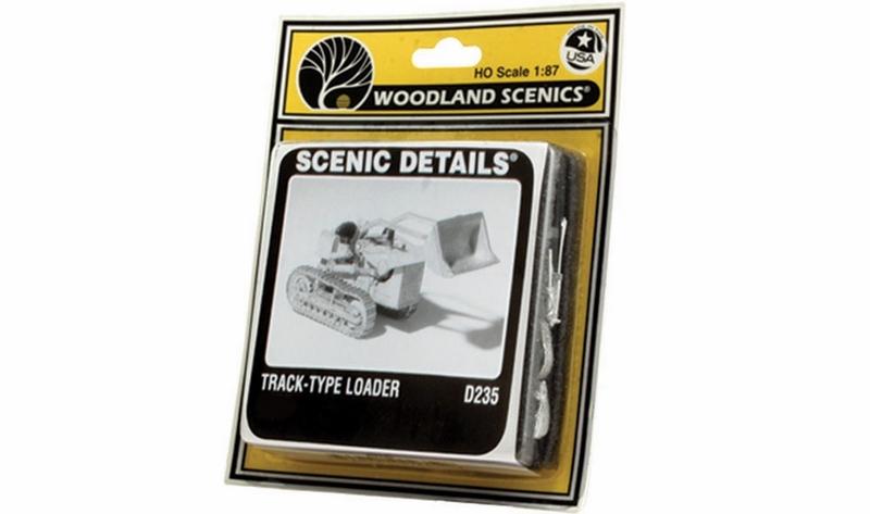 Woodland Scenics Track Type Loader Cat 6Sc Det, HO Scale