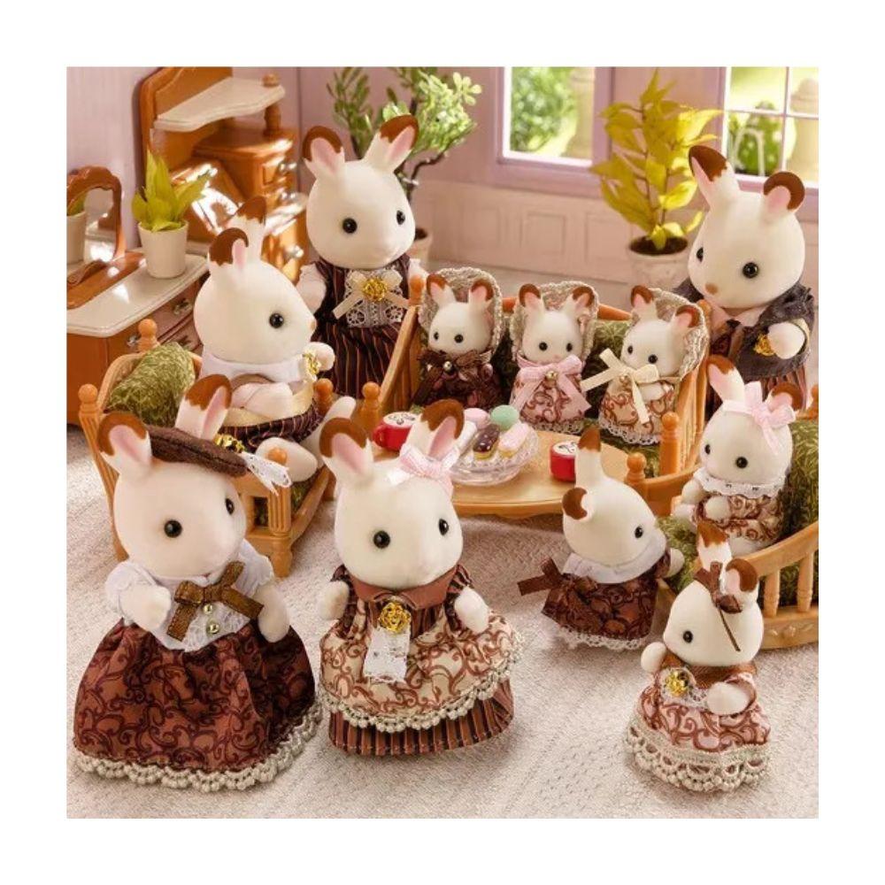 Sylvanian Families Chocolate Rabbit Family Anniversary Set