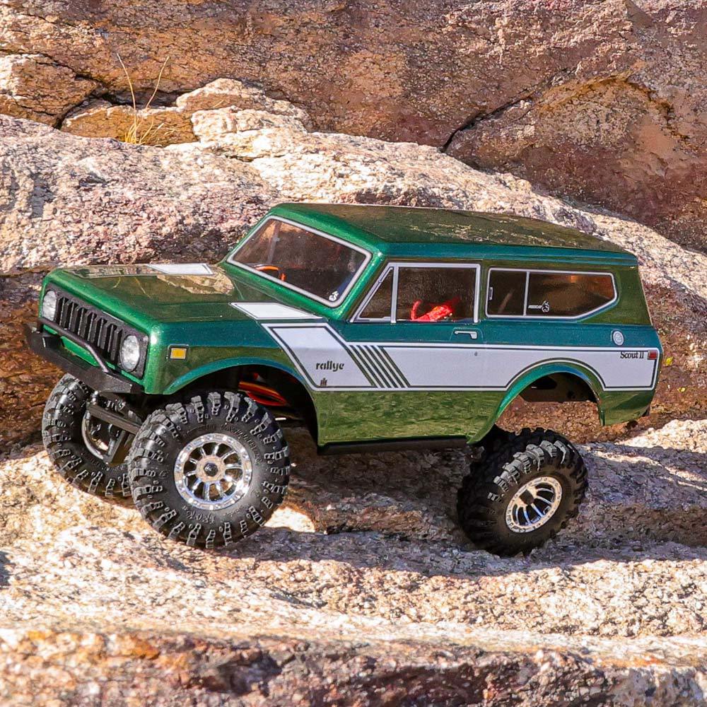 Redcat 1:18 EP Ascent Rock Crawler Intertional Scout II - Green