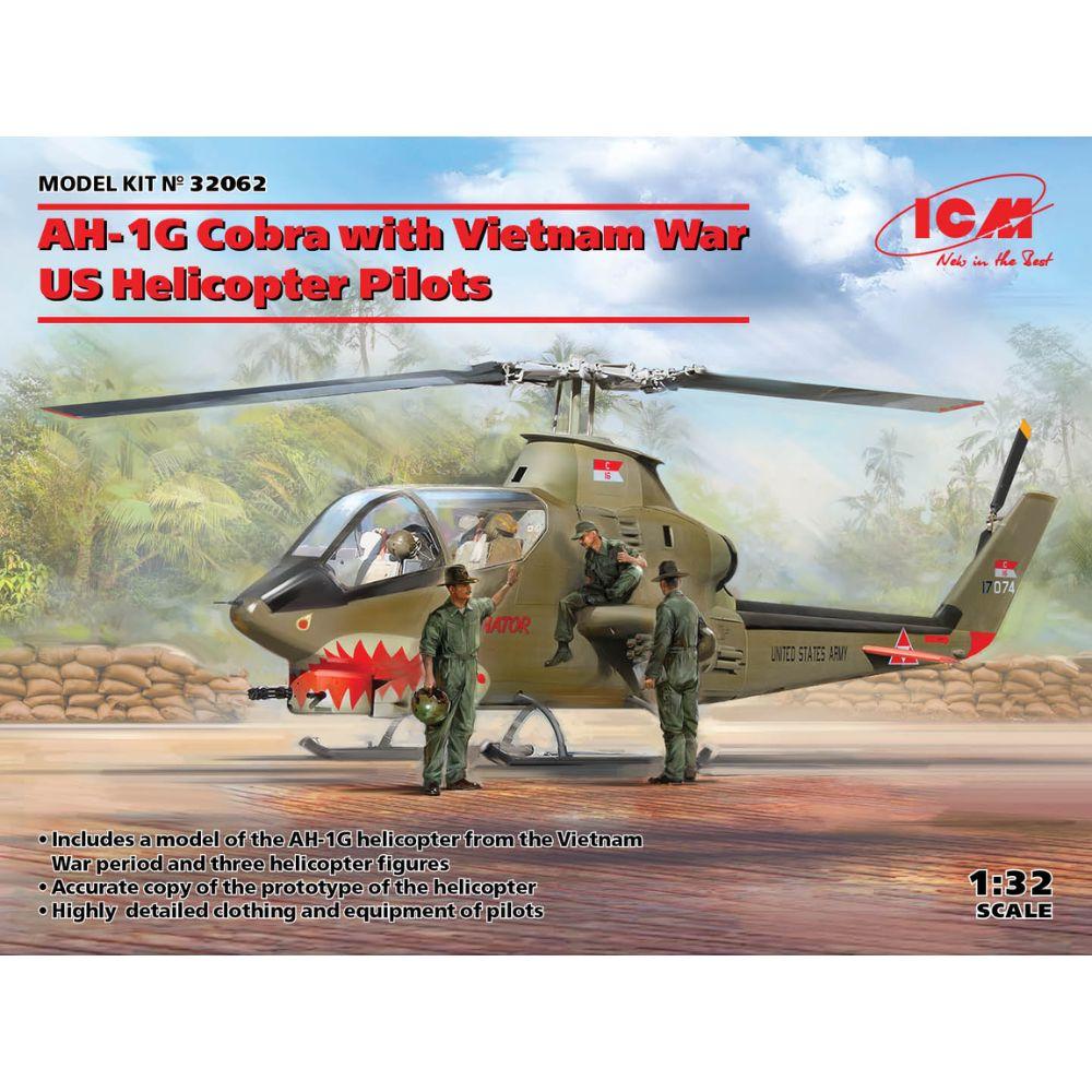ICM 1:32 AH-1G Cobra w/ Pilots