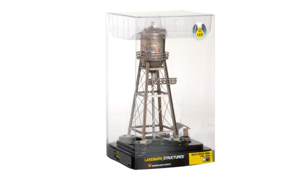 Woodland Scenics N Rustic Water Tower (Lit)