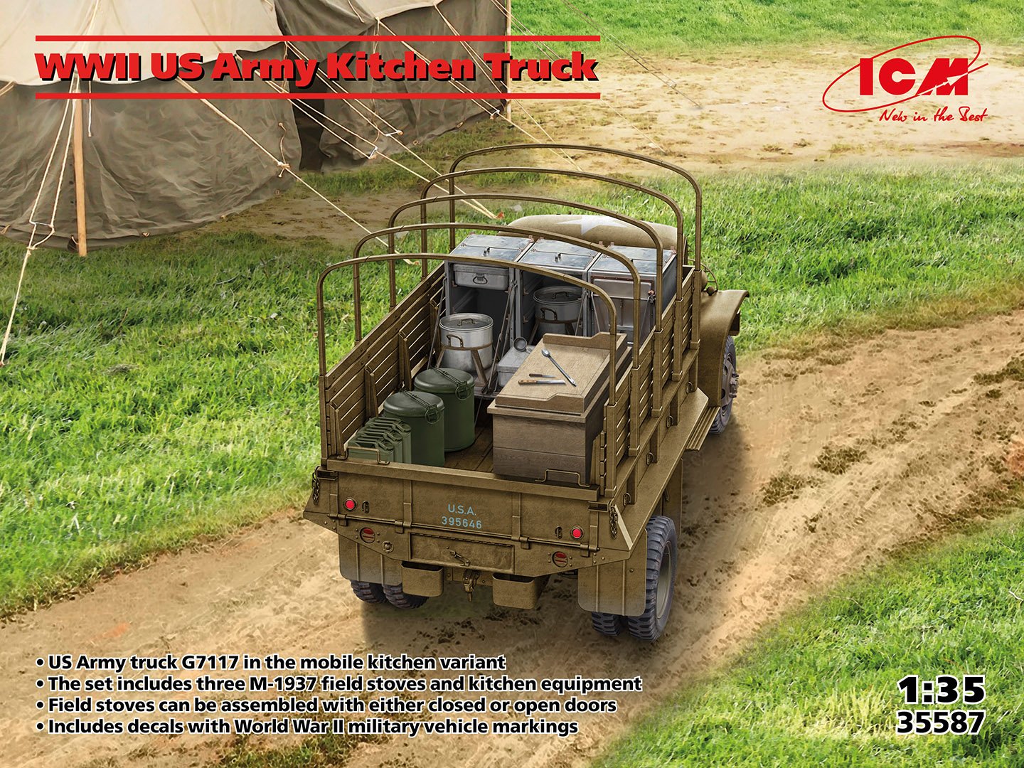 ICM 1:35 WWI US Army Kitchen Truck