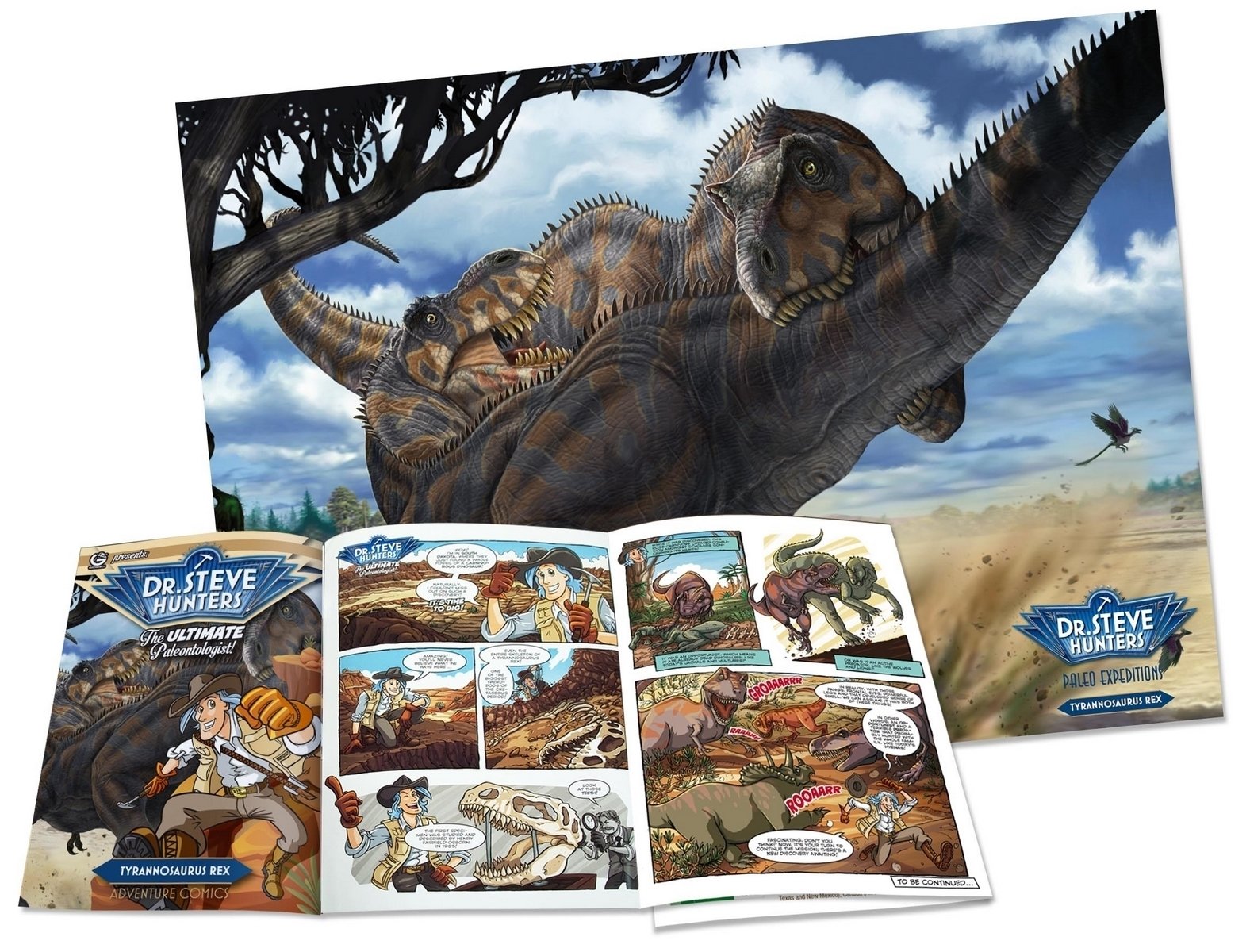 Dr S. Hunters Tyrannosaurus Rex Paleo Expeditions Full Model Skeleton