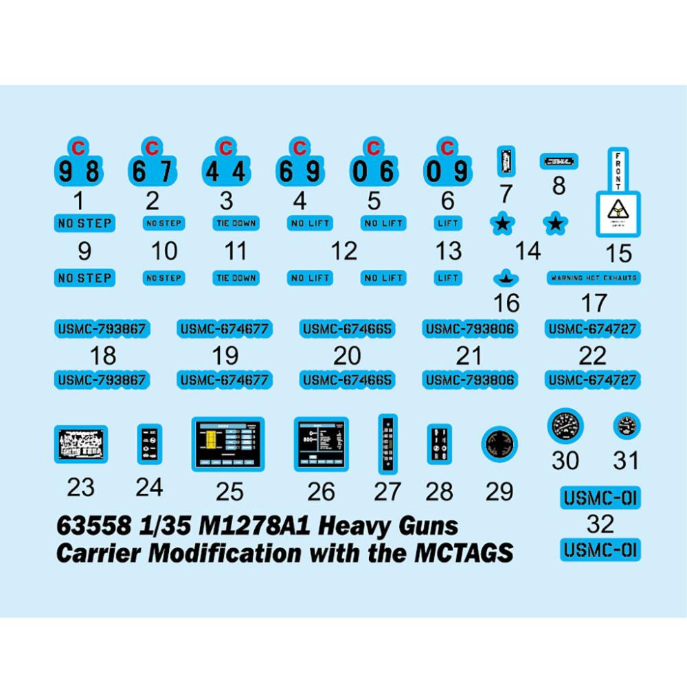 I Love Kit 1:35 M1278A1 Heavy Guns Carrier Mod w/MCTAGS