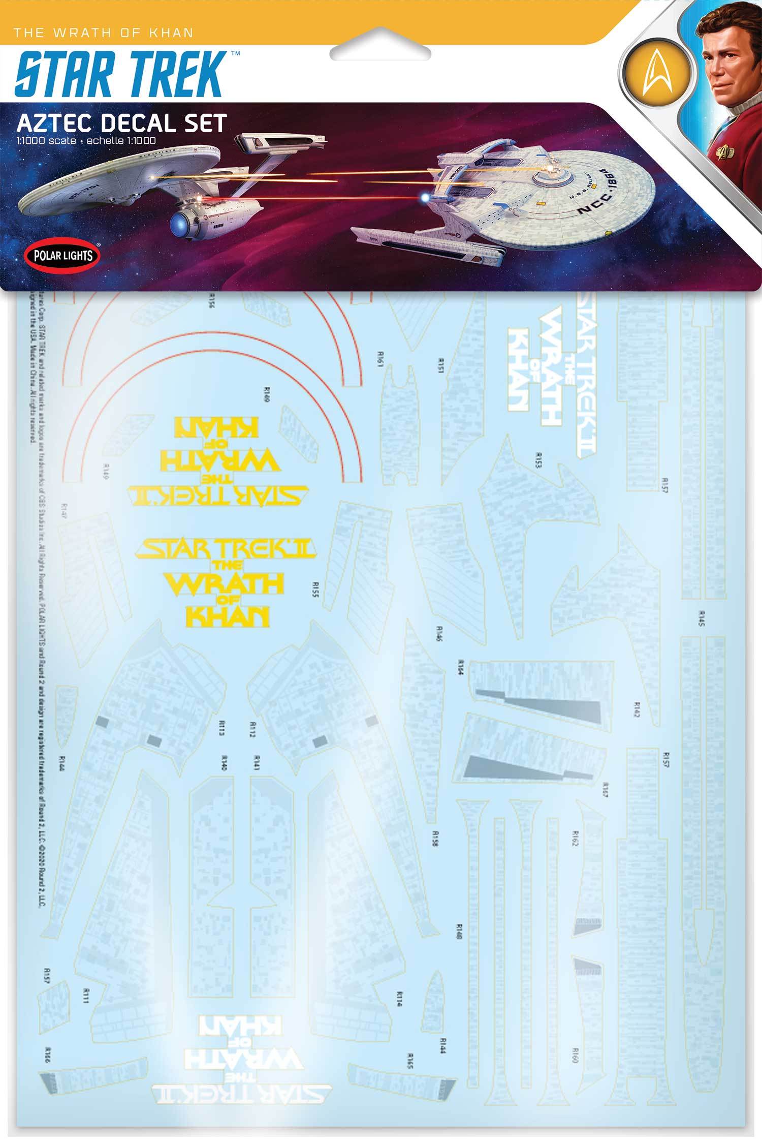 Polar Lights 1:1000 Star Trek Aztec Decal Set