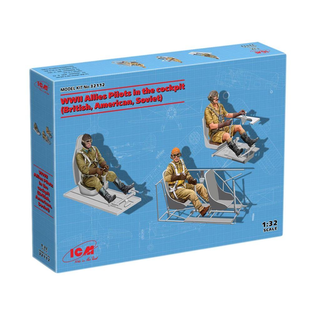 ICM 1:32 WWII Allies Pilots in the cockpit