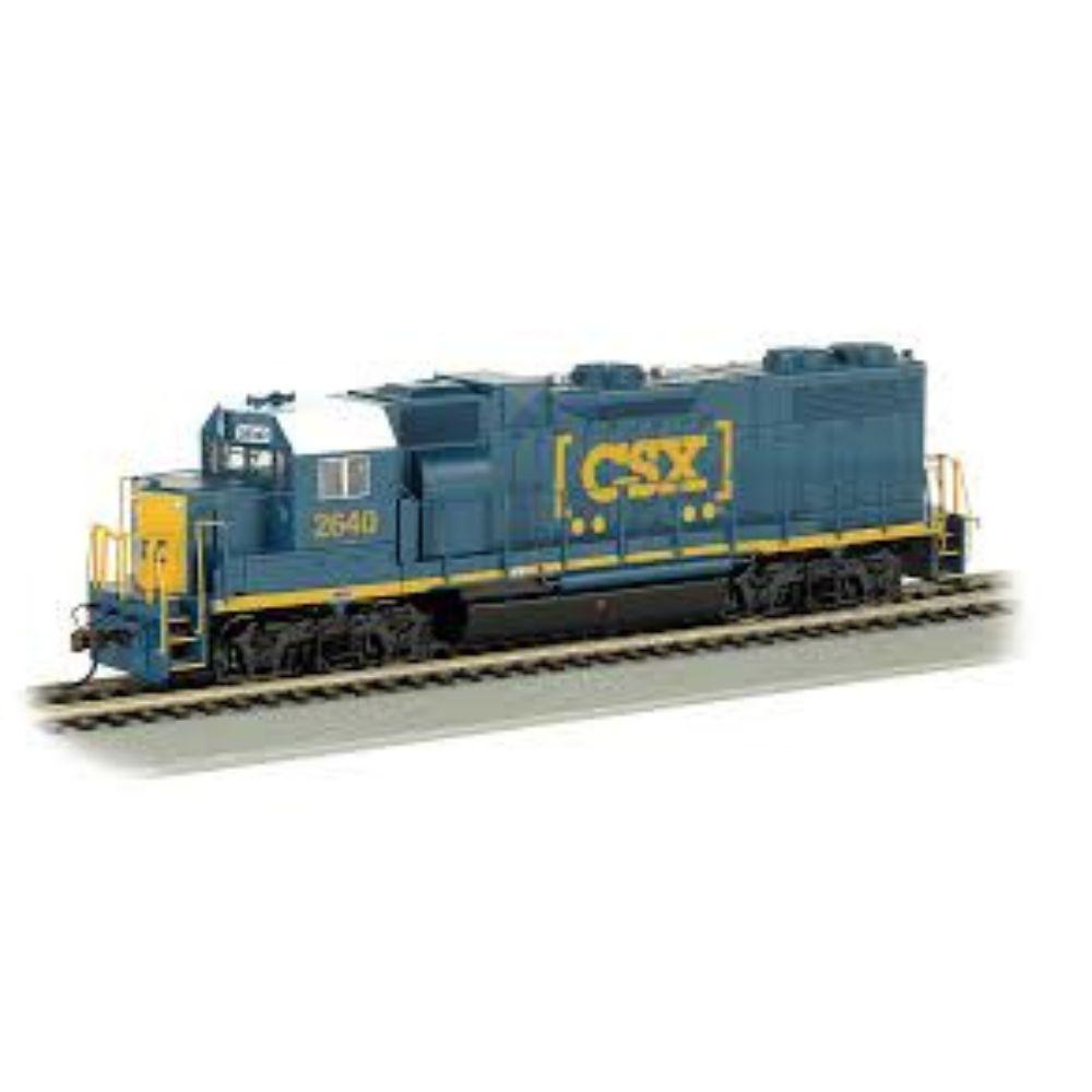 Bachmann CSX #2640 (HTM) GP38-2 Loco, DCC Ready, HO Scale