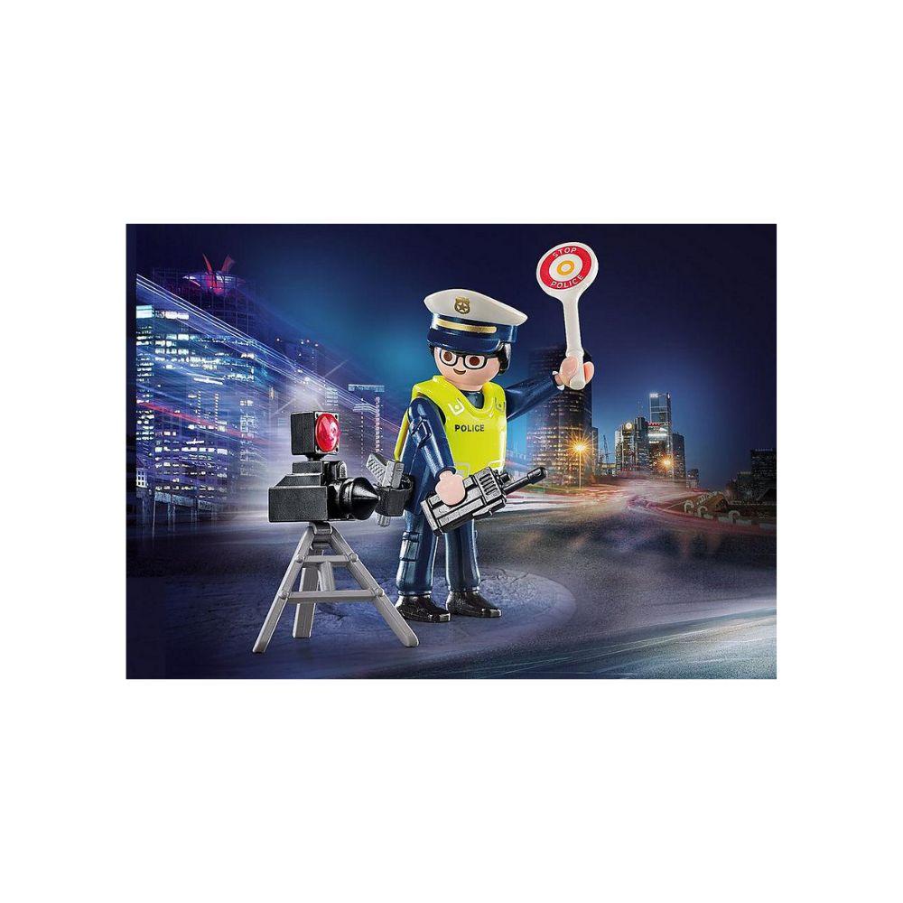 Playmobil Police Officer with Speed Trap