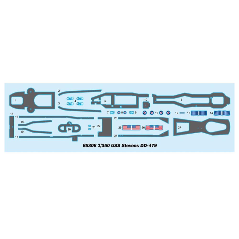 I Love Kit 1:350 USS Stevens DD-479