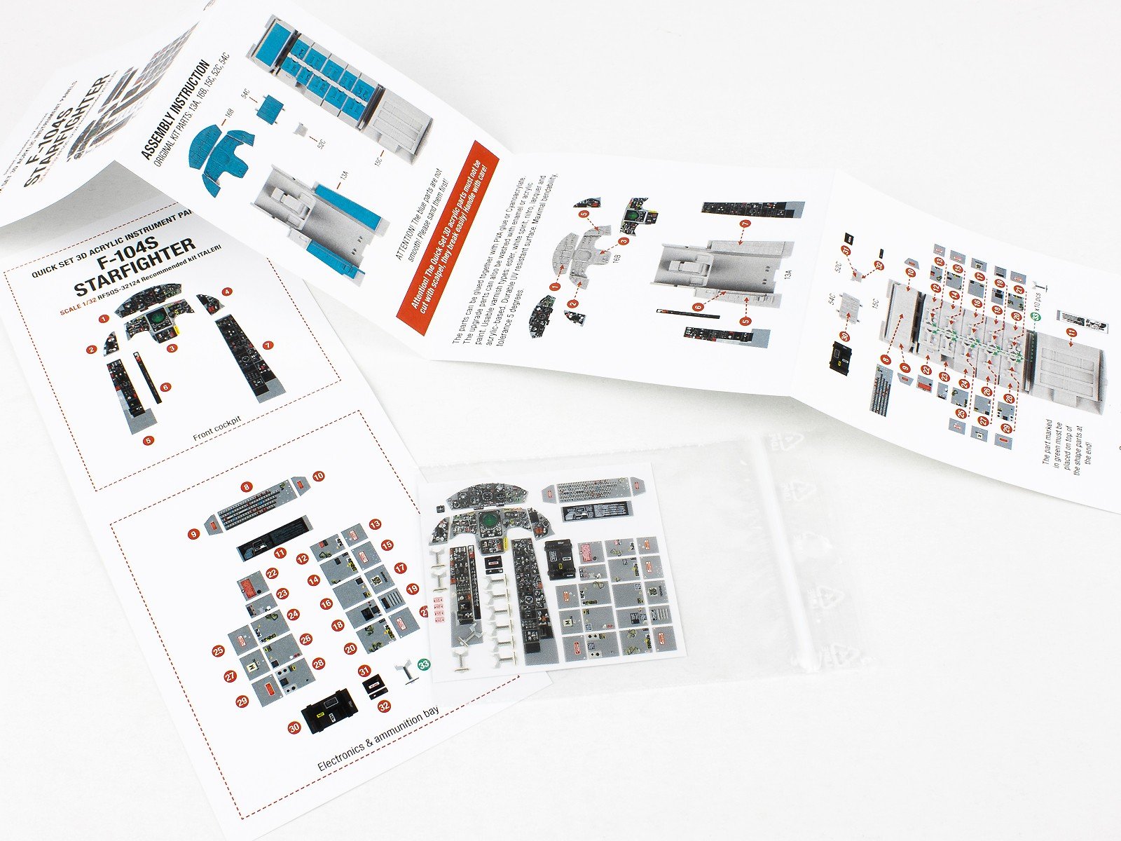 RED FOX STUDIO, 1:32 F-104S Starfighter(for Italeri kit)