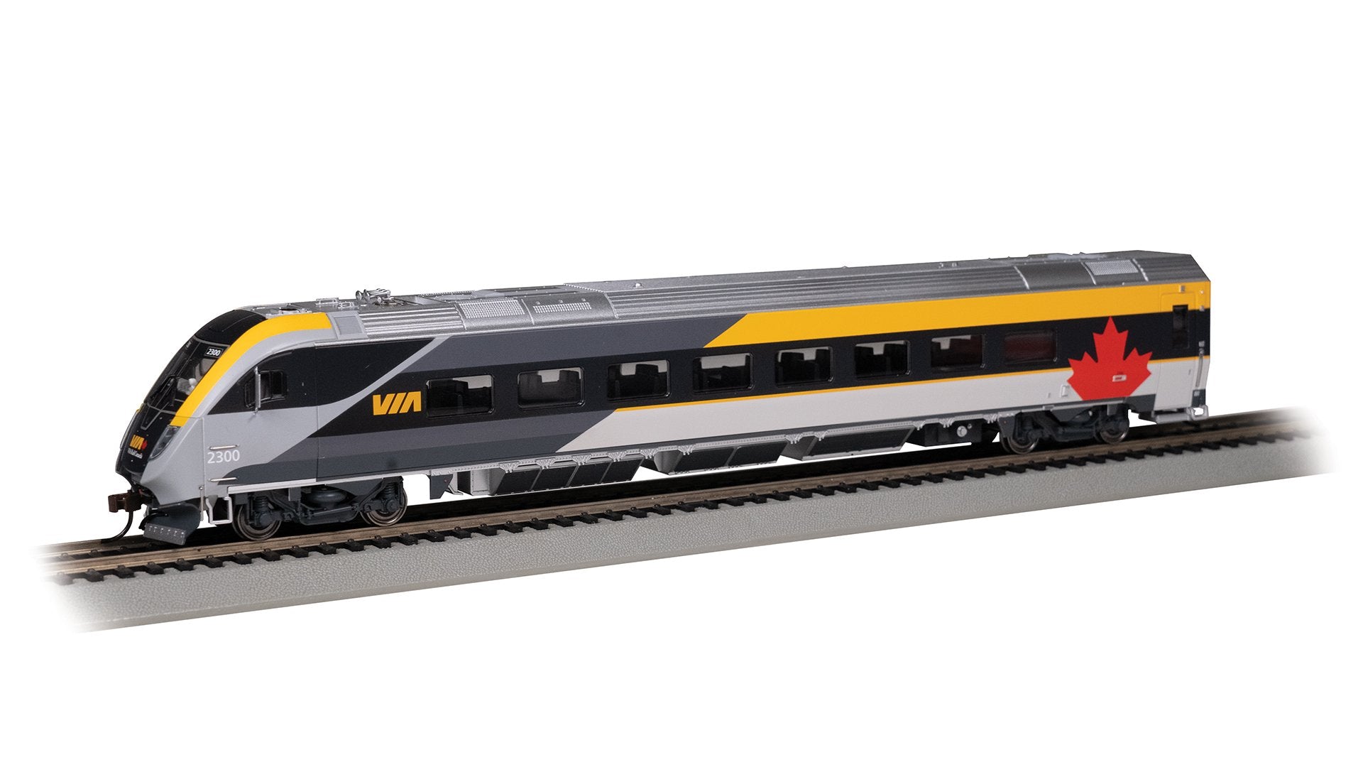 Bachmann Via Rail Canada Cab Car #2300 -Dcc Light & Sound HO Scale