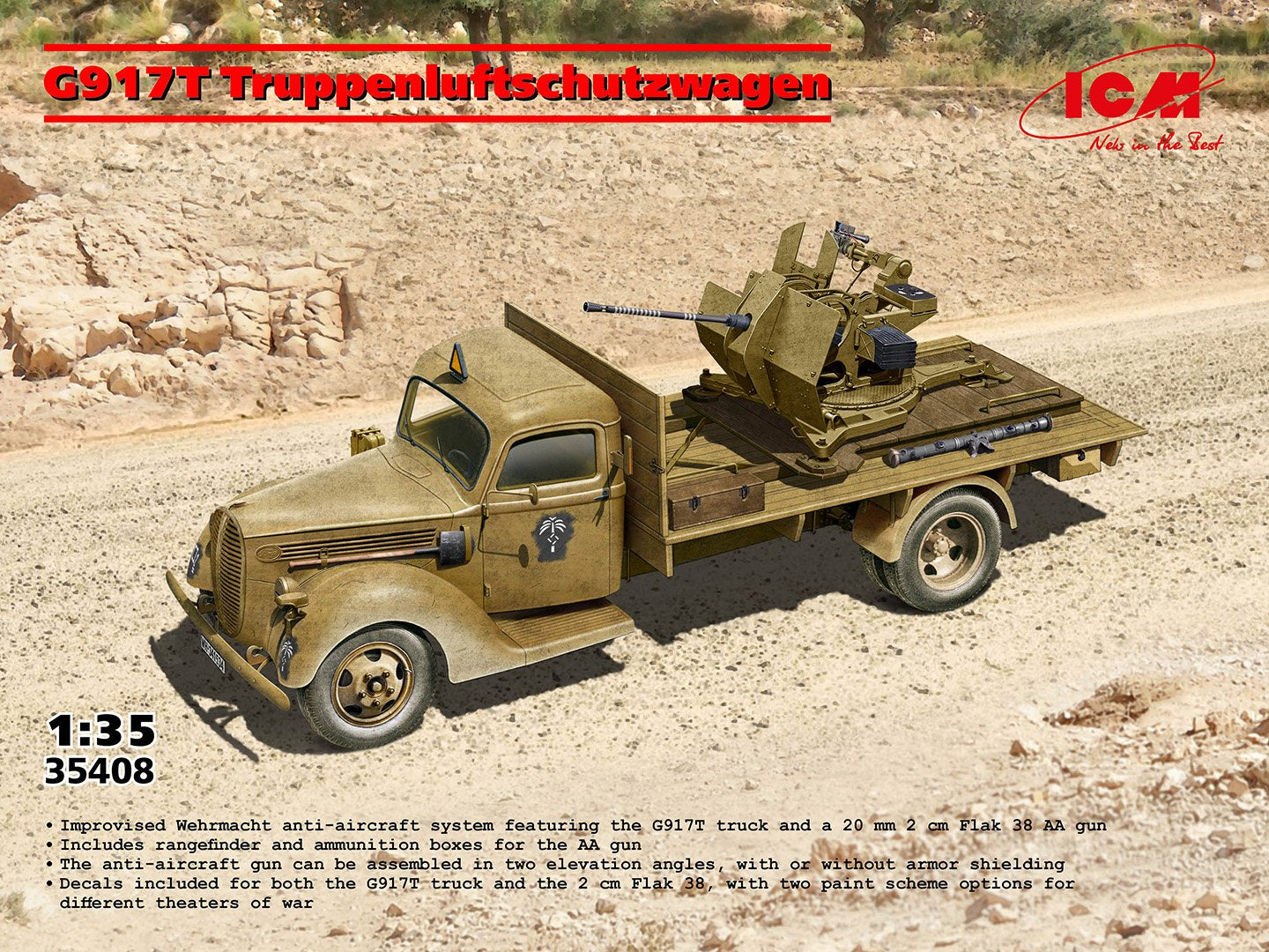 ICM 1:35 G917T Truppenluft schutzwagen