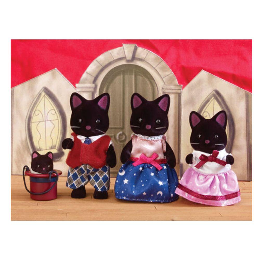 Sylvanian Families Midnight Cat Family