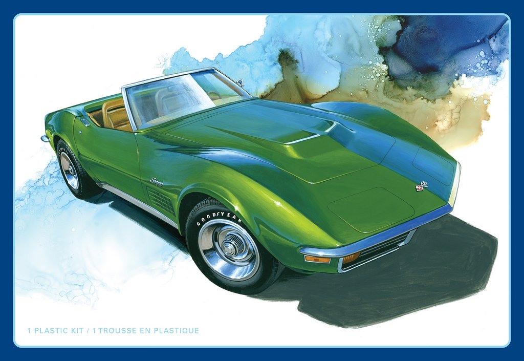 AMT 1:25 1972 Chevy Corvette Roadster