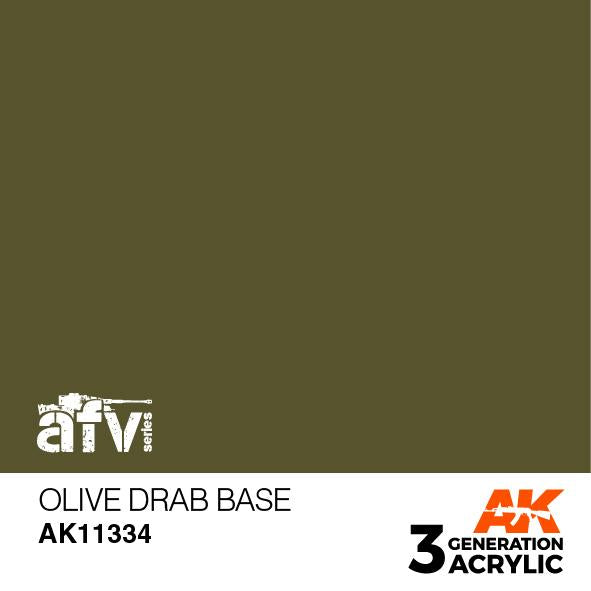 AK Interactive Acrylic Olive Drab Base