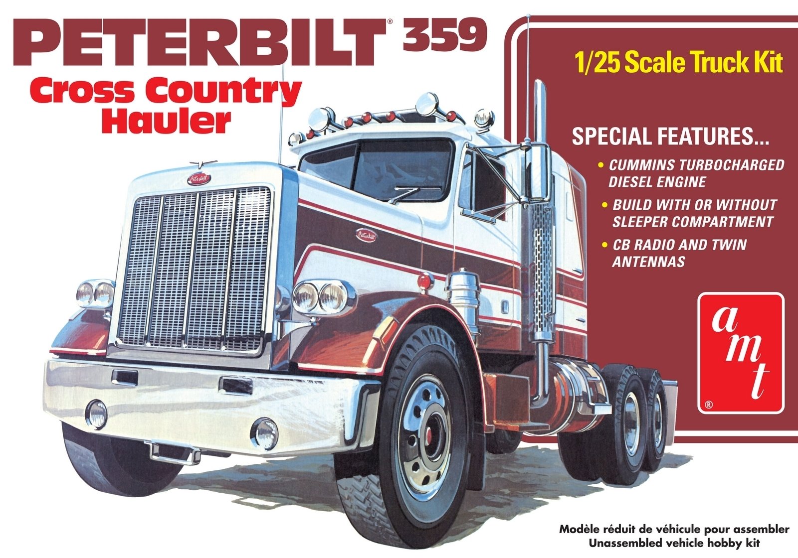 AMT 1:25 Peterbilt 359 "Cross Country Hauler"