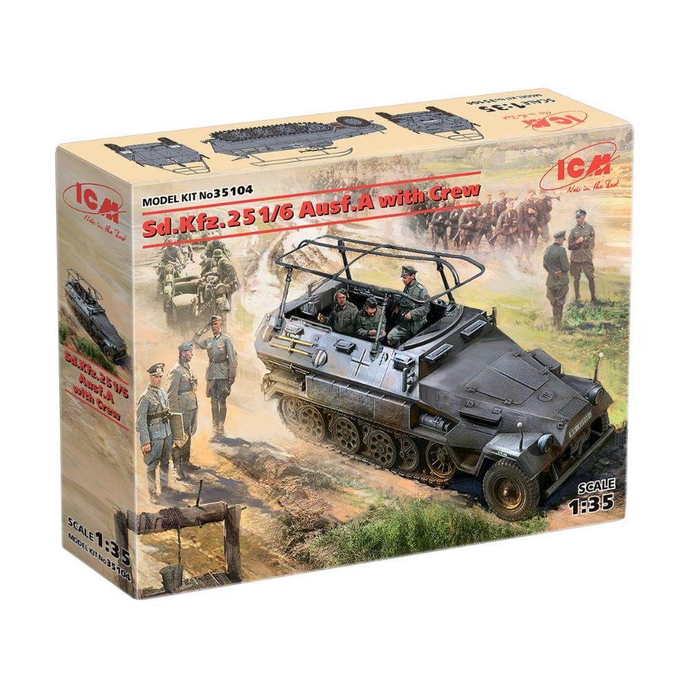 ICM 1:35 Sd.Kfz.251/6 Ausf.A W/ Crew