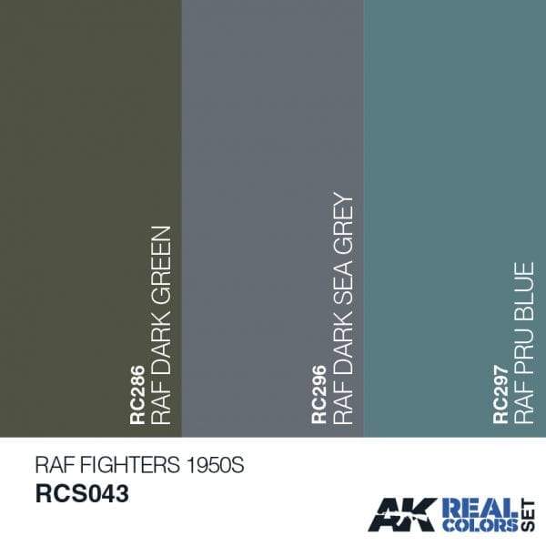 AK Interactive Real Colours RAF Fighters1950S Set