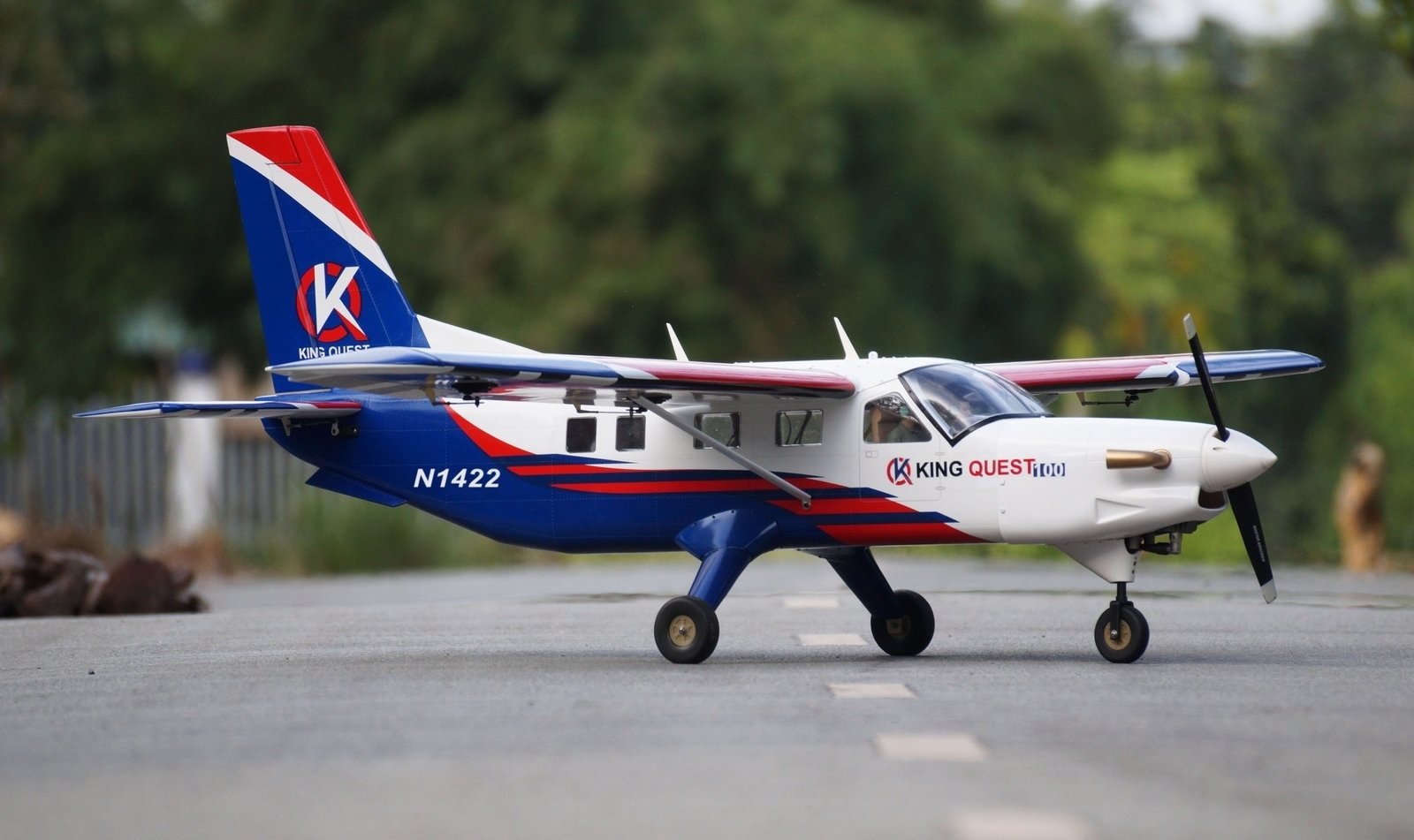 VQ Models King Quest Kodiak 125 /EP w/Flaps, 2210mm WS, 7Ch RC