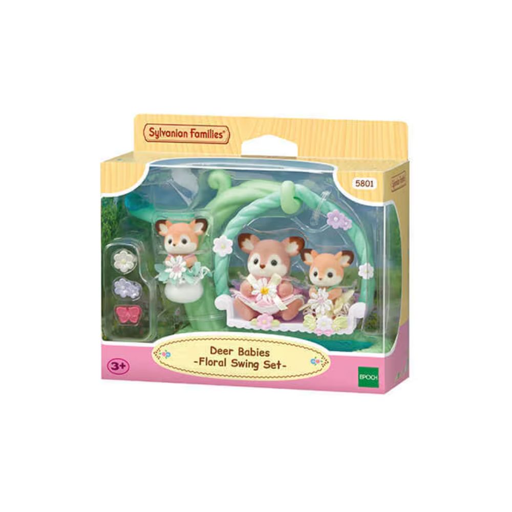 Sylvanian Families Deer Babies - FloralSwing Set