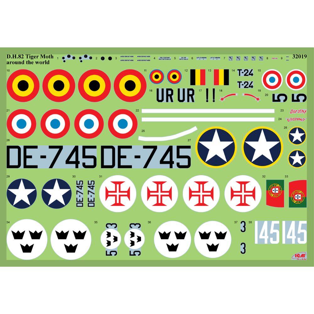 ICM 1:32 DH 92A Tiger Moth