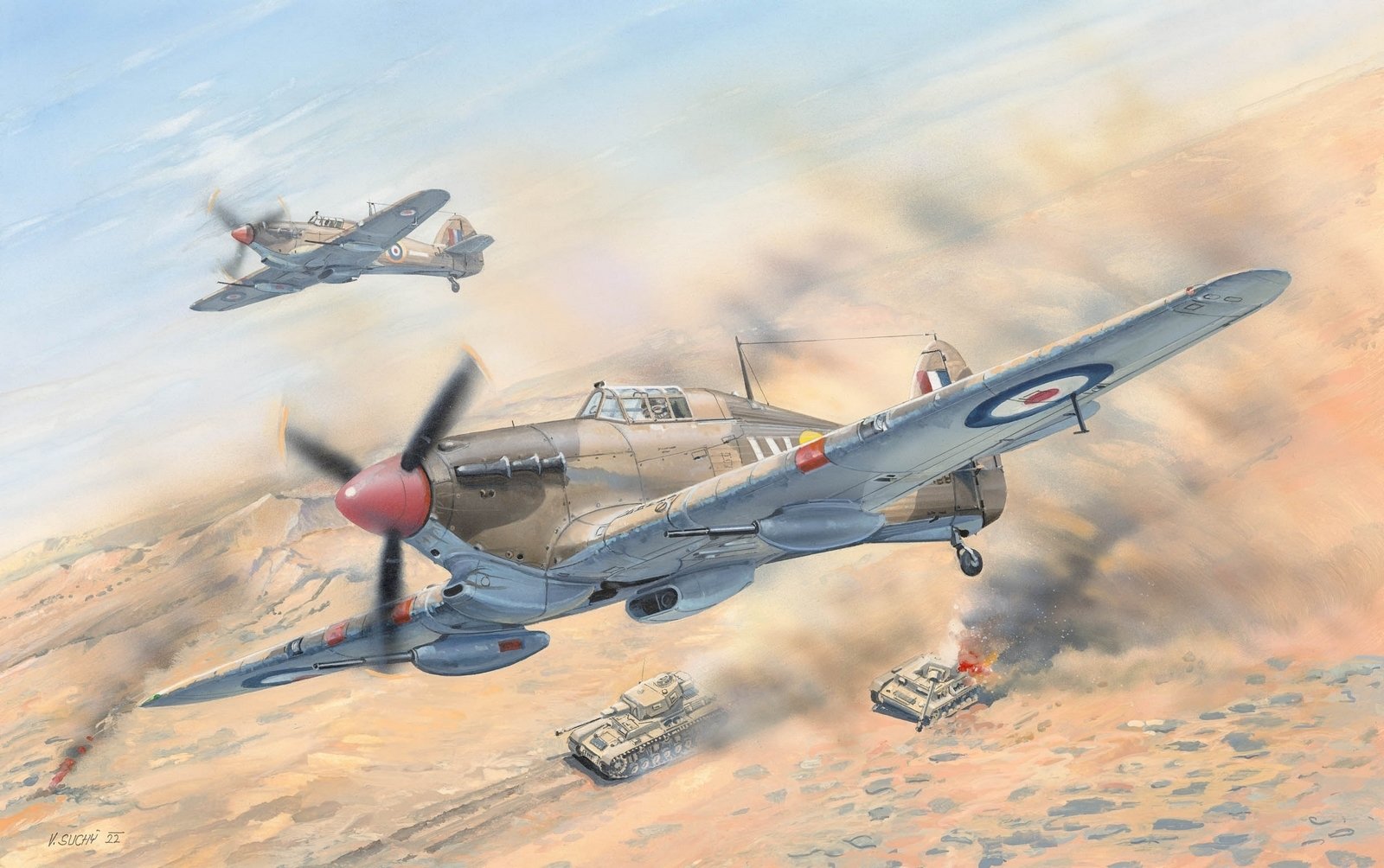 Hobbyboss 1:48 Hurricane MKII D/TROP
