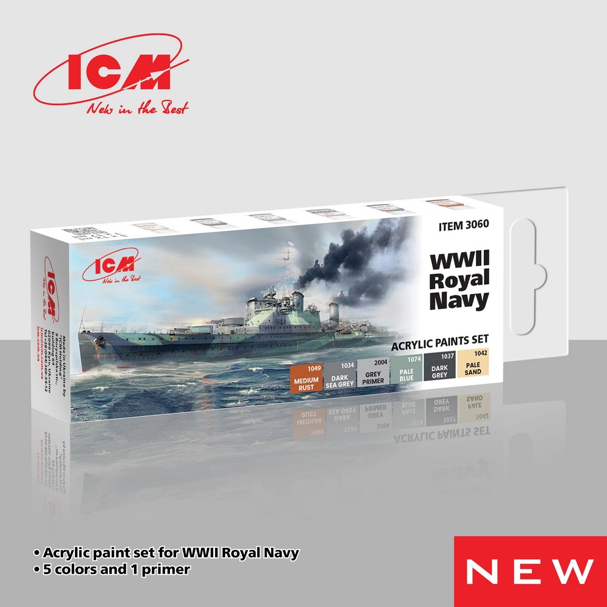 ICM Paint Set WWII Royal Navy