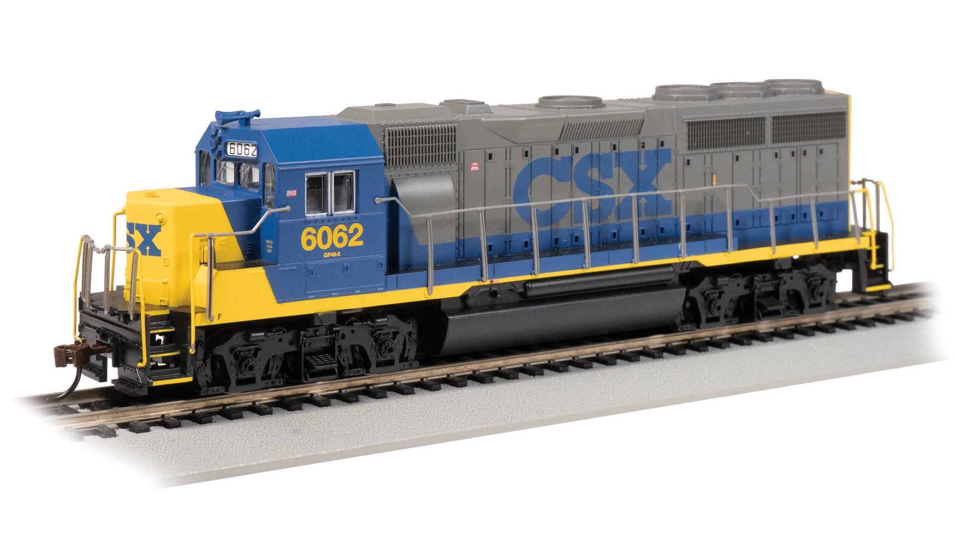 Bachmann CSX #6062 (Bright Future) EMD GP40 Loco w/DCC, HO Scale