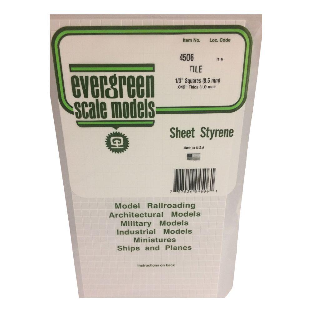 Evergreen Styr Square Tile 1/3 In 12X24In  *