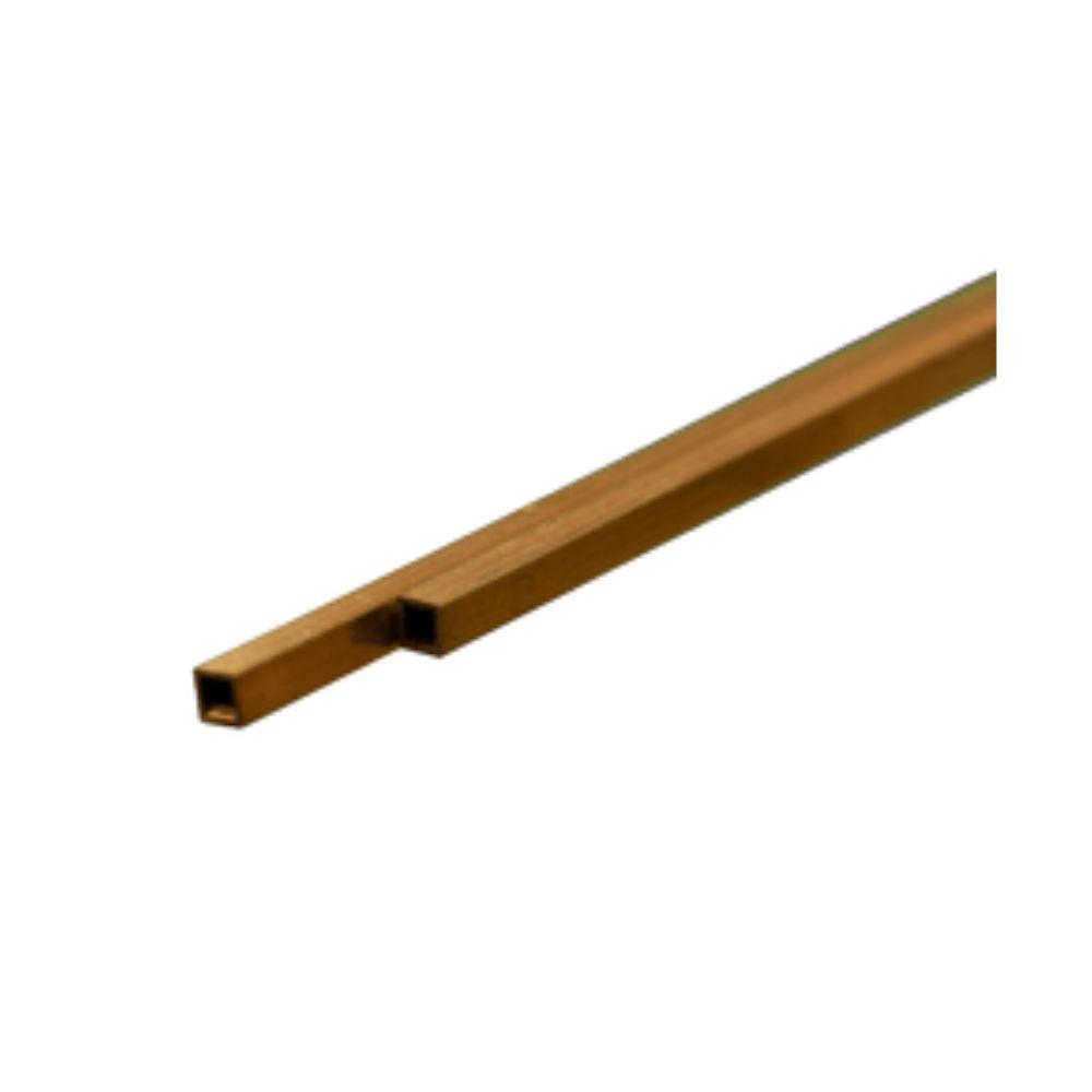 KS Metals Square Brass Tube 3Mm X 3Mm X300Mm 2Pc